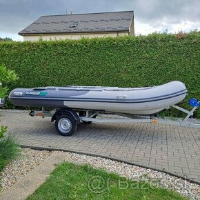 Nafukovací čln Gladiator Rib 420 AL-B sivý