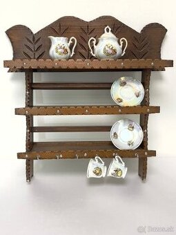 Masívna drevená polička