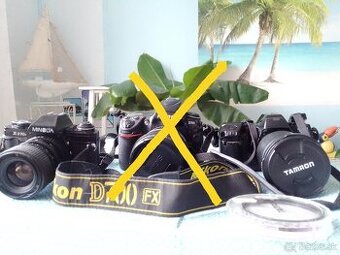 Fotografický stan a staršie fotoaparáty
