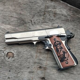 Colt GOLD CUP 1911 4,5 diabolo satin nickel plated