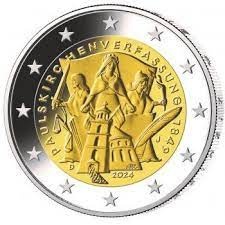 2€ Nemecko 2024 - 175. výročie Frankfurtskej ústavy