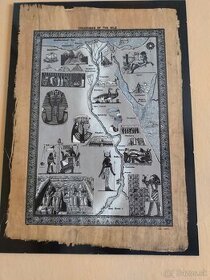 Egyptský obraz -papyrus - 1