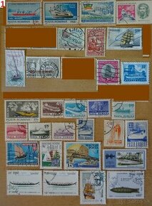 Nádherné poštové známky LODE - 1