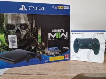 PlayStation 4 Slim 500GB + 2x ovládač + 12 Hier