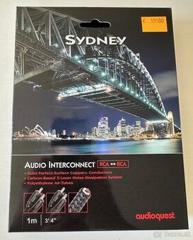RCA kábel AudioQuest Sydney 1 m
