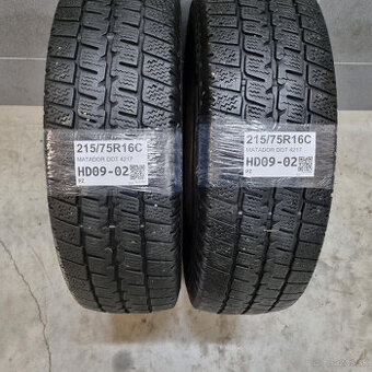 Dodávkové zimné pneu 215/75 R16C MATADOR DOT4217