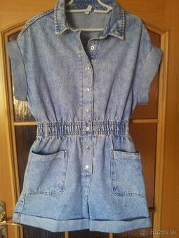 Denimovy overal a denim saty