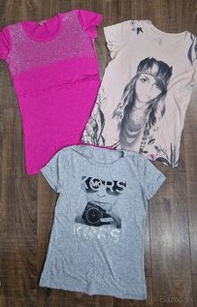 Trička spolu 18€ zn.Patrizia Pepe,M.Kors