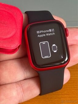 Apple Watch 9 41mm RED Lte Cellular - záruka, nepoužívané