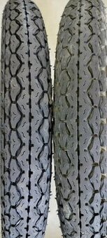 2 motorkové pneumatiky 2,50-16 Dunlop