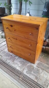 Drevená komoda 50eur, drevený stojan 25eur