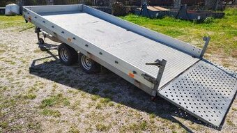 Predám náklopný prívesný vozík s plachtou Humbaur HUT 3500