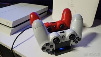 PlayStation 4 (PS4) 1TB + 2x ovládač + nabíjacia stanica + 1
