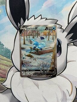 Glaceon V, vzacna Pokemon karta