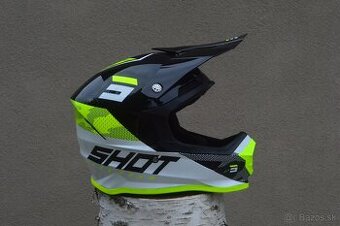 Predám helma shot čierno žltá fluo