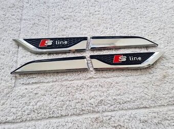 Bočné krídelká nálepky na blatník pre AUDI S-Line