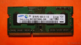 Predám Samsung 2GB DDR3-1333 SODIMM PC3-10600S