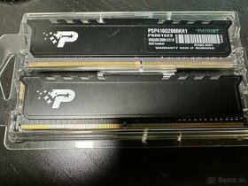 Patriot DDR4 16GB (2x8GB Kit) 2666MHz, CL19, PSP416G2666KH1