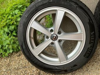 Sada kolies 7x17/ET38 5x115, obuté zimné gumy