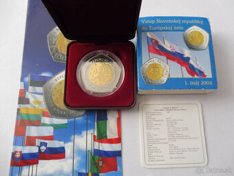 10000Sk/2004 Vstup SR do EU, proof