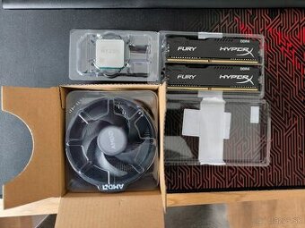 Kombo: Ryzen 5 2400G + 8GB DDR4 + Nový OEM Chladič