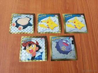 Pokemon ArtBox zlaté samolepky z 1999 - 1