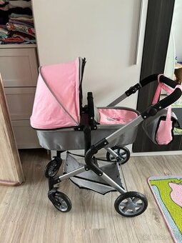 Detsky kočík pre bábiky + baby Born serblik pre bábiky