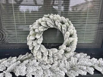 Vianočná čečina/ikebana/veniec/ihličie