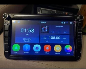 8 palcove ANDROID RADIO pre VW SKODA SEAT