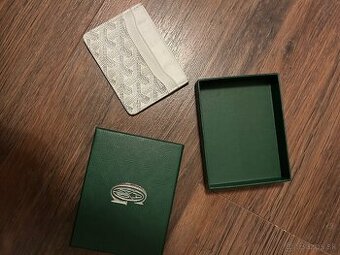 Goyard biely cardholder kvalitny novy penazenka