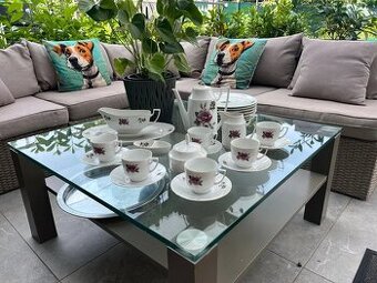 🌹 Elegancia s vôňou ruží: Luxusná porcelánová súprava Pirke