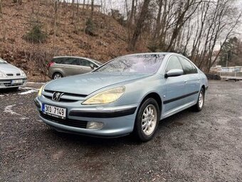 Peugeot 607 2.2 HDI 98kW digitální klima JBL kůže 2001