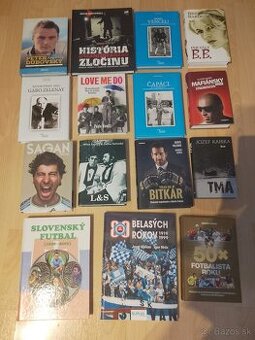 Predám knihy o futbale