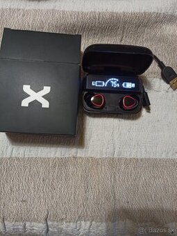 Slúchadlá bezdrôtové AXE čierne iba vyskúšané boli darček ku