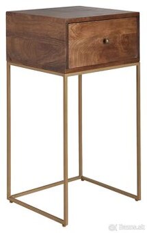 Dreveny príručný stolík z mangového dreva