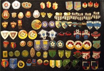 Predám slovenské futbalové odznaky