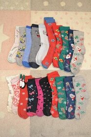 Dievčenské ponožky 20 párov, veľ. 27-30, veľ. 31-34 - 1