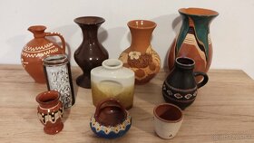 Sklenené a keramické vázy a krčahy - 1