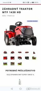 Záhradný traktor MTF1430 HD