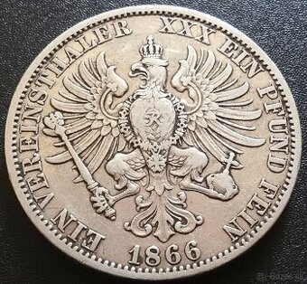 1 Vereinsthaler 1866 Prusko