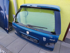 peugeot 406 2002 piate dvere tmavo modrá farba