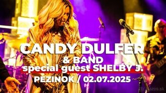 2 vstupenky Candy Dulfer Šimák Zámok Pezinok