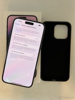 IPHONE 14 PRO MAX DEEPPURPLE 256GB ZÁRUKA - VEĽMI DOBRÝ STAV