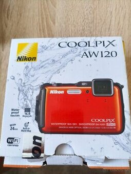 Odolný Vodotesný športový fotoaparát Nikon Coolpix AW 120