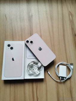 Apple iPhone 13, 128GB, pink + príslušenstvo