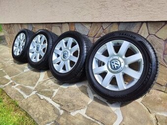 Alu kolesá original vw, 5x112 r16, Letné pneu 2024