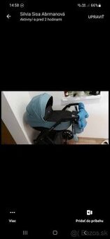 Predám kočik Brano Pro + isofix, autosedačka a rukavice
