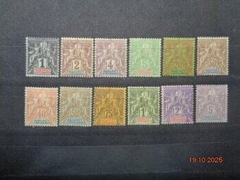 Poštové známky - FRANCÚZSKÝ DAHOMEY - PROTEKTORÁT