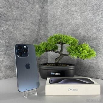 1 ROK ZÁRUKA |  iPhone 15 Pro 128 GB Blue Titan