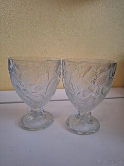 sklenené misky - poháre